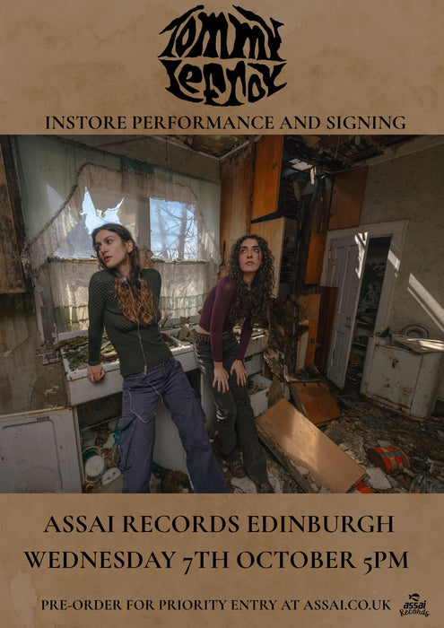 Tommy Lefroy The Precariat nstore Performance & Signing Edinburgh Priority Entry with Pre-Order (5pm Wednesday 7th October 2026)