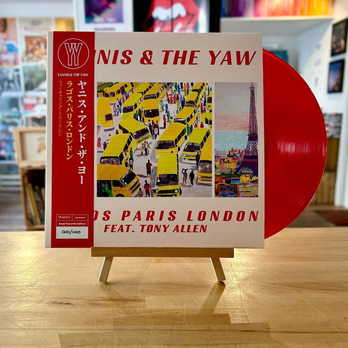 Yannis & The Yaw feat. Tony Allen Lagos Paris London EP Signed Assai Obi Edition Red Colour 2024