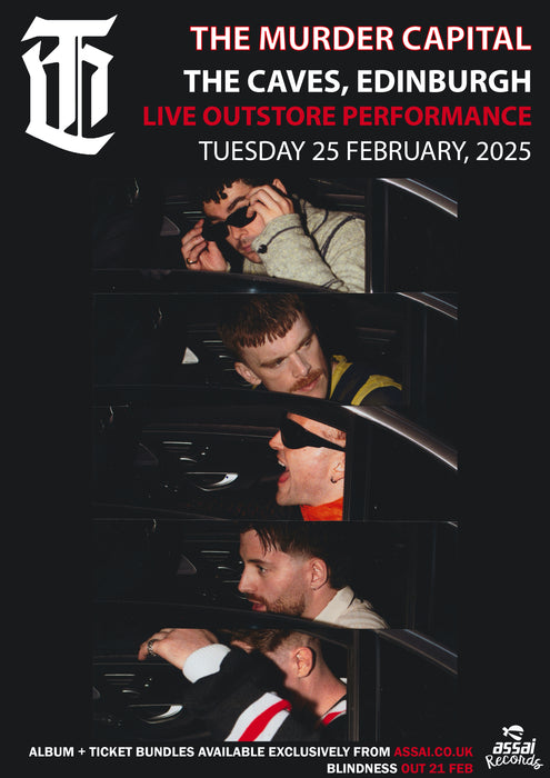 The Murder Capital Blindness The Caves Edinburgh Ticket Bundle Tuesday 25th February 2025