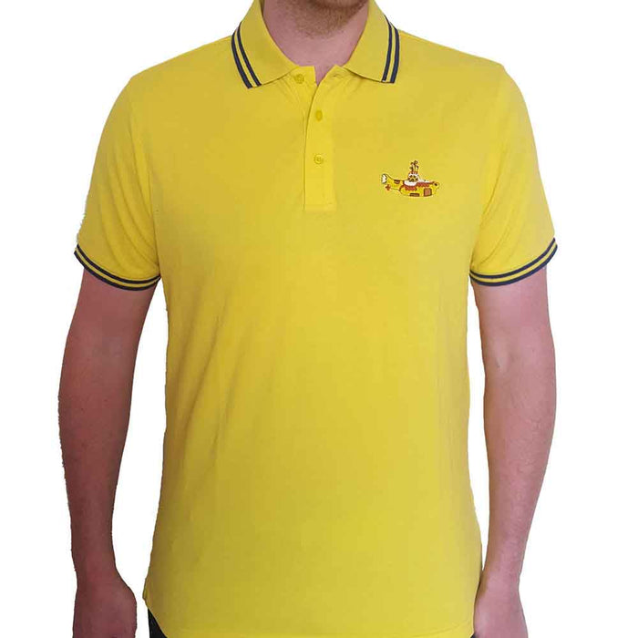 The Beatles Yellow Submarine Yellow XXL Unisex Polo Shirt