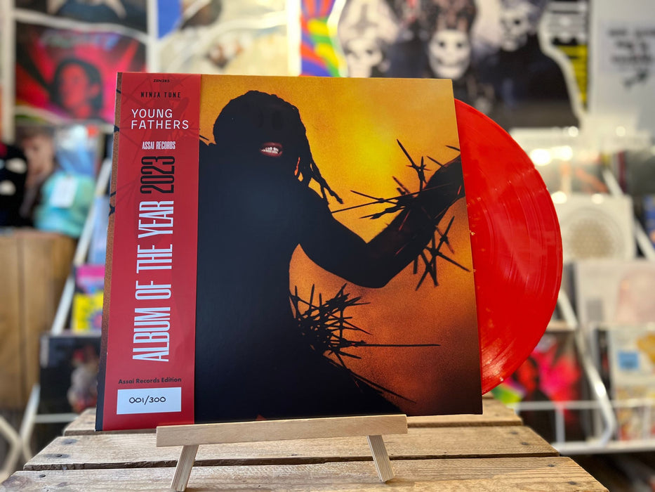 Young Fathers Heavy Heavy Vinyl LP Assai Album of the Year Obi Edition Bright Red Marble Colour 2023