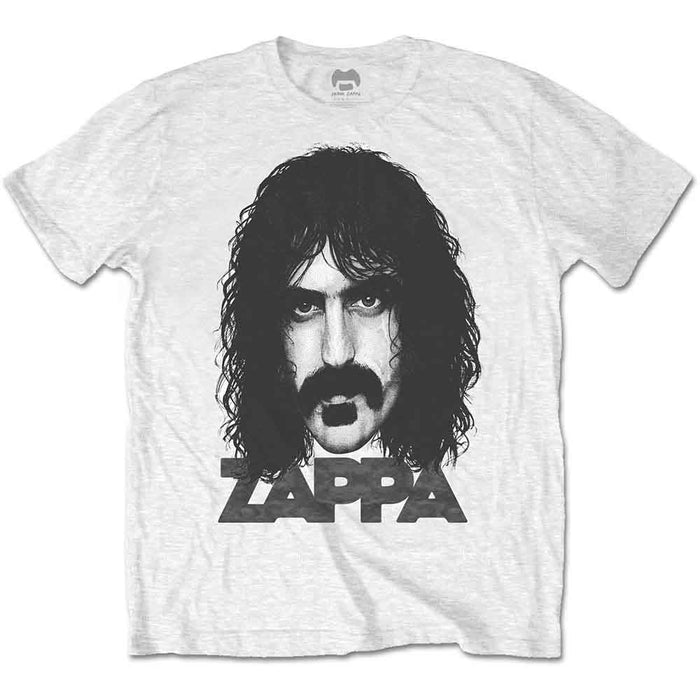 Frank Zappa Big Face White X-Large Unisex T-Shirt