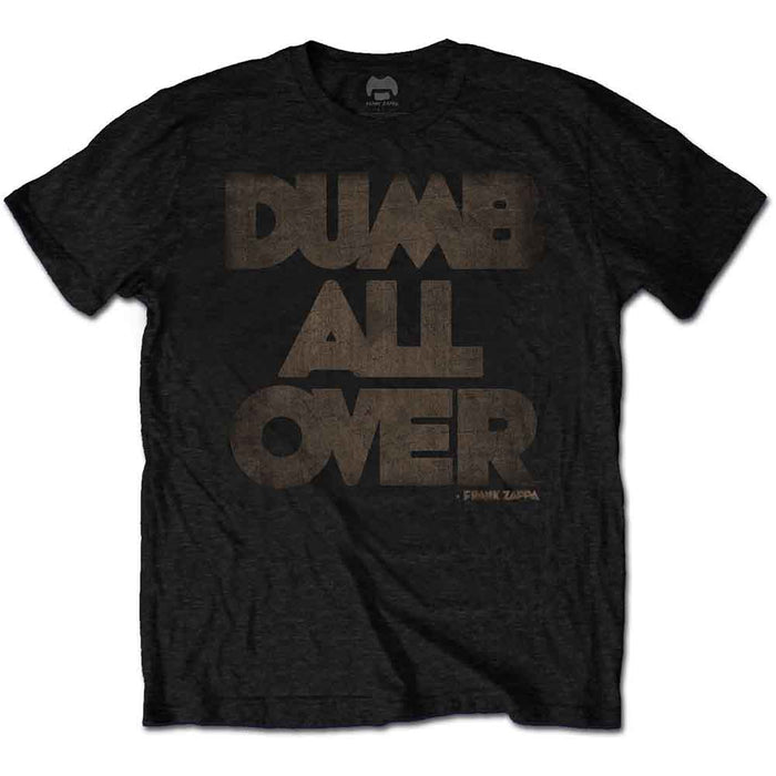 Frank Zappa Dumb All Over Black Small Unisex T-Shirt