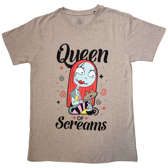 The Nightmare Before Christmas Queen Of Screams Grey Small T-Shirt