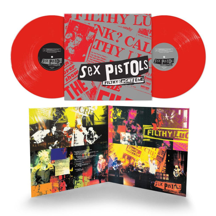 Sex Pistols Filthy Lucre Vinyl LP Red Colour Due Out 20/11/26