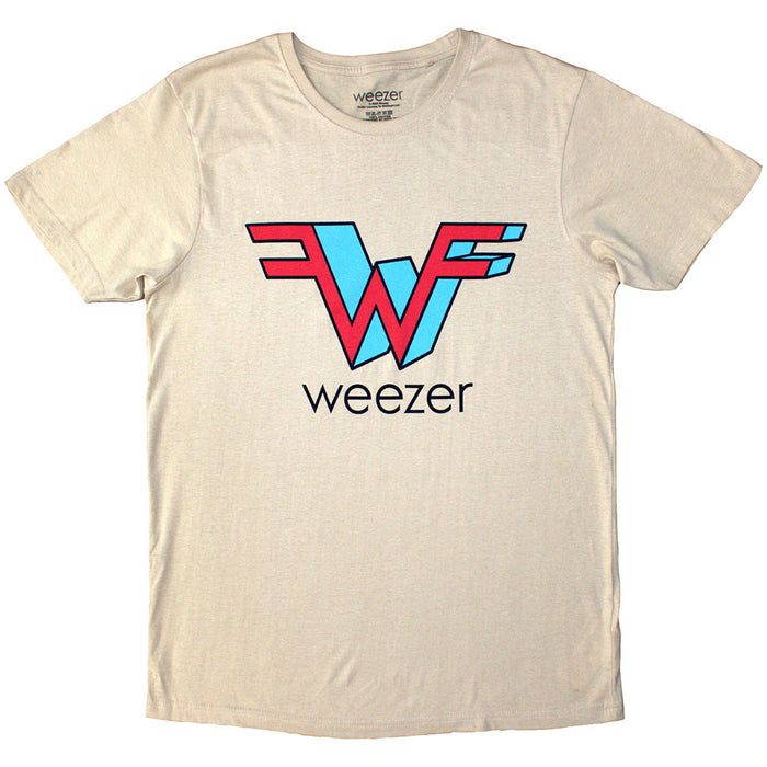 Weezer Logo Sand Small T-Shirt