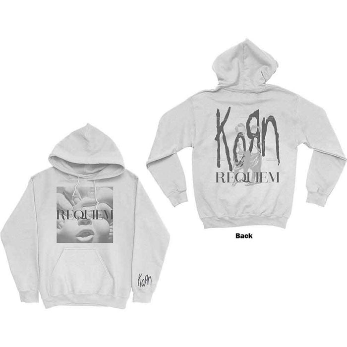 Korn Requiem White Medium Hoodie