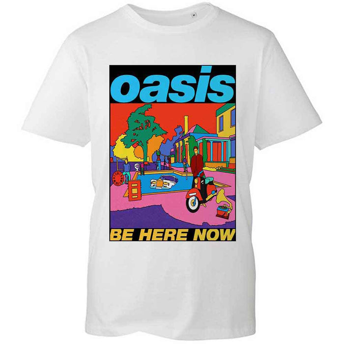 Oasis Be Here Now Illustration White XX-Large T-Shirt