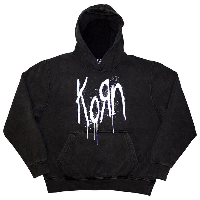 Korn Doll Still A Freak Stone Wash Charcoal Grey X-Large Hoodie