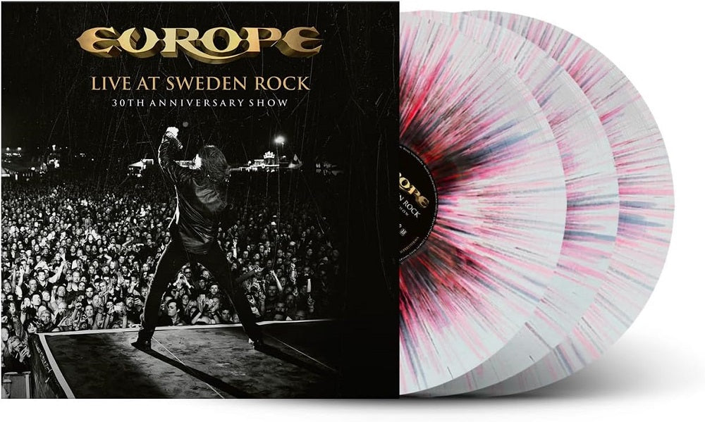Europe Live At Sweden Rock 30th Anniversary Show Vinyl LP Splatter Colour 2023