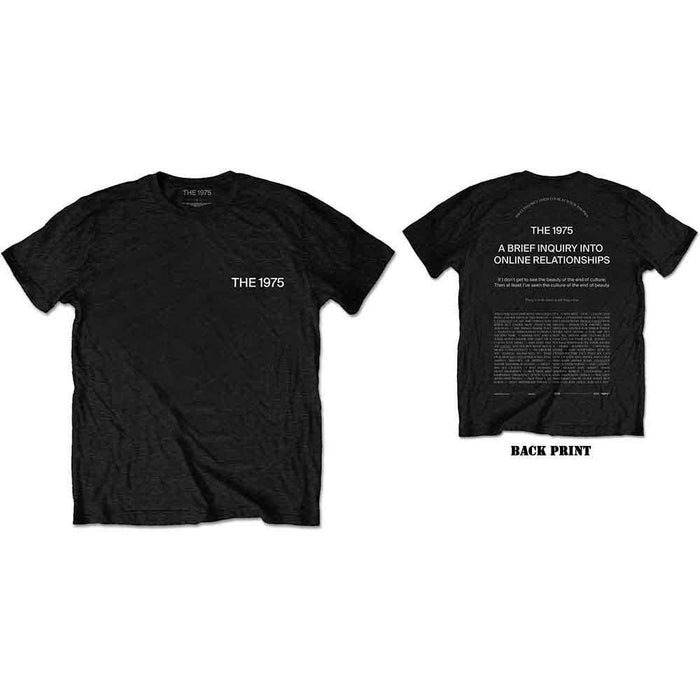 The 1975 ABIIOR Welcome Welcome Black Large T-Shirt
