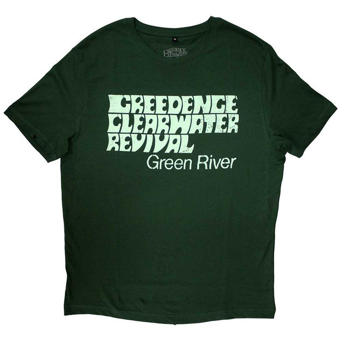 Creedence Clearwater Revival Green River Irish Green Large T-Shirt