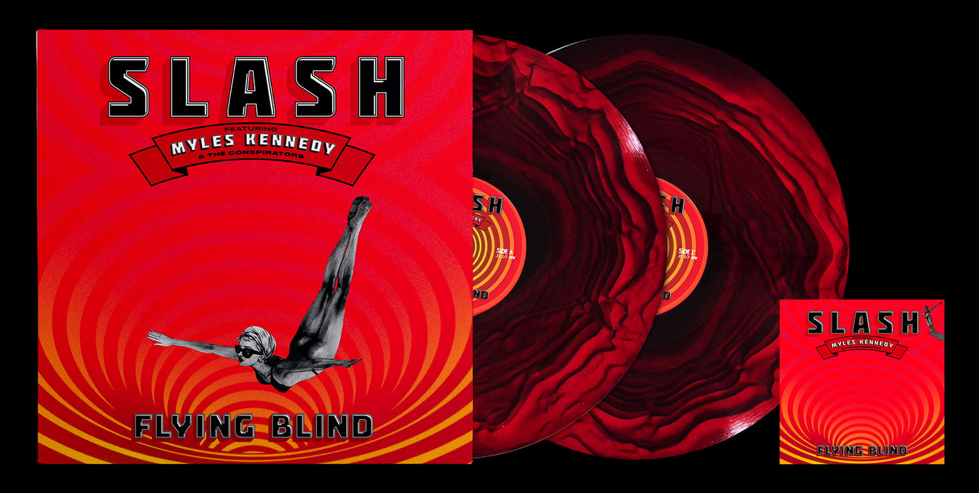 Slash featuring Myles Kennedy and The Conspirators Flying Blind Vinyl LP Indies Red Ripple Colour Due Out 26/02/27