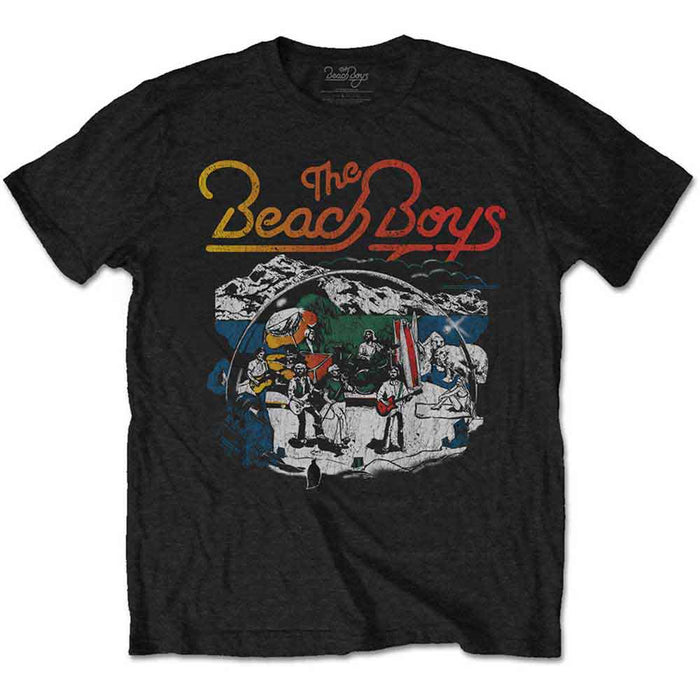 The Beach Boys Live Drawing Black Small T-Shirt