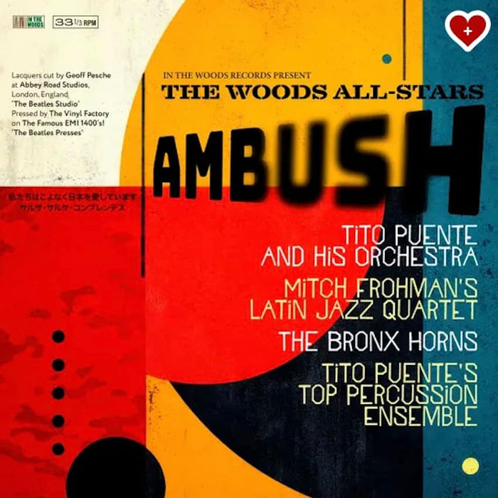 WOODS ALL STARS PRESENTS THE AMBUSH The Woods All-Stars - The Ambush (Clear Vinyl) LP Due Out 20/02/26