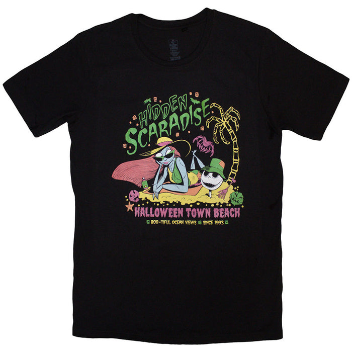 The Nightmare Before Christmas Hidden Scaradise Black X-Large T-Shirt