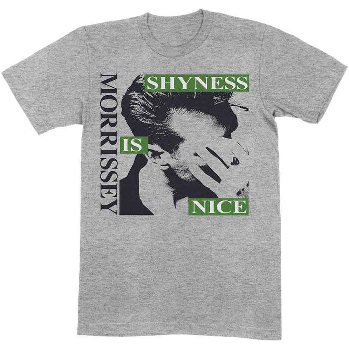 Morrissey Shyness Is Nice Grey Medium T-Shirt