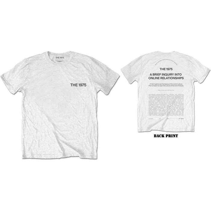 The 1975 ABIIOR Welcome Welcome White Large T-Shirt