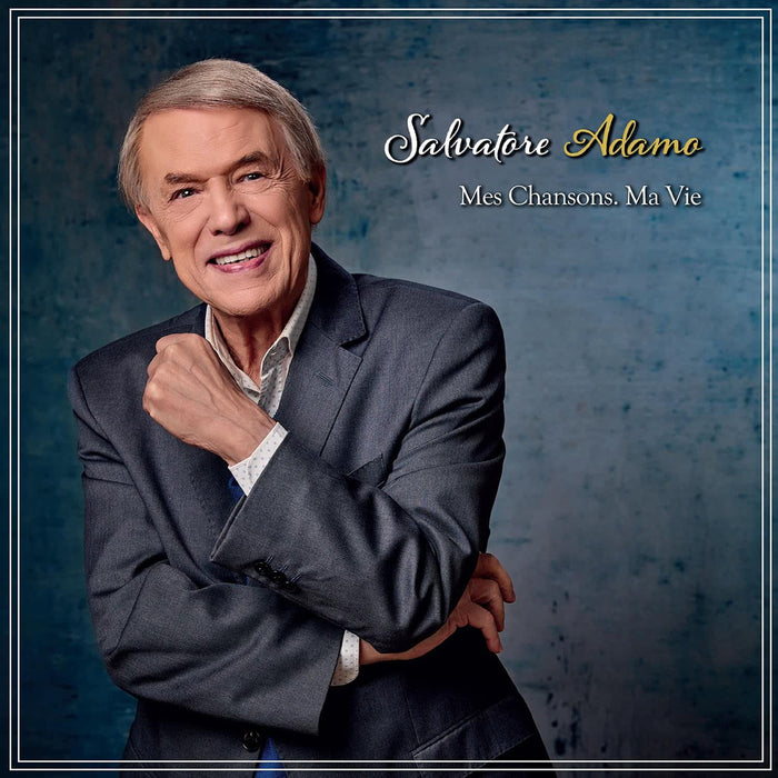 Salvatore Adamo Mes Chansons Ma Vie Vinyl LP Translucent Blue Colour Due Out 10/07/26