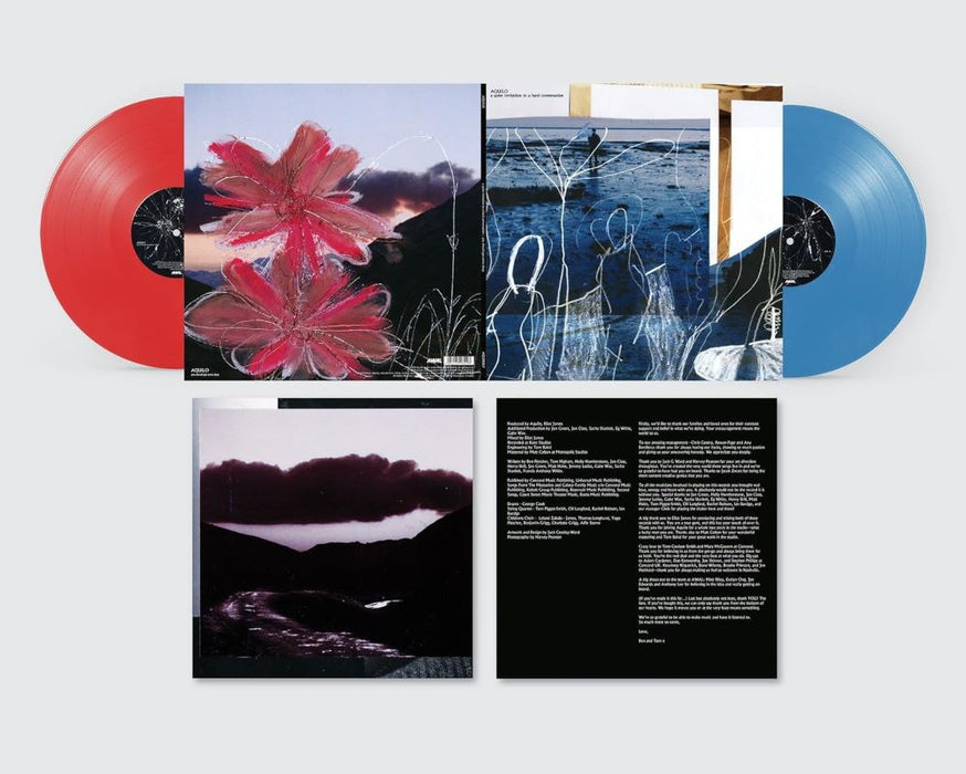 Aquilo A Quiet Invitation To A Hard Conversation / You Should Get Some Sleep Vinyl LP Transparent Blue & Red Colour 2024