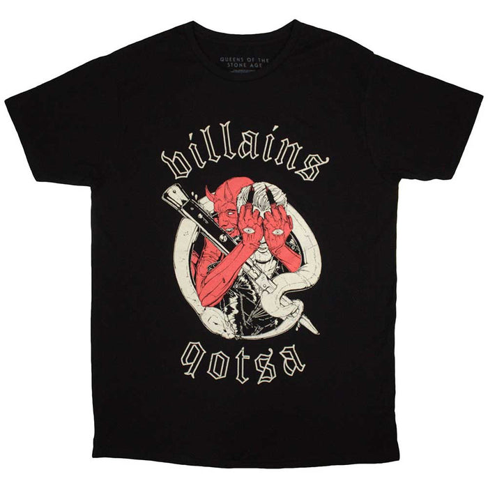Queens Of The Stone Age Villains Black XX-Large T-Shirt