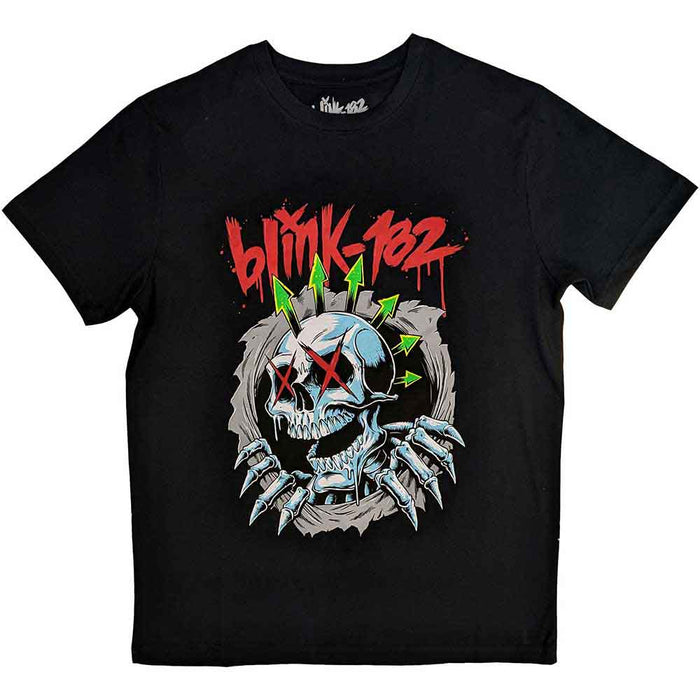 Blink-182 Six Arrow Skull Black Large T-Shirt