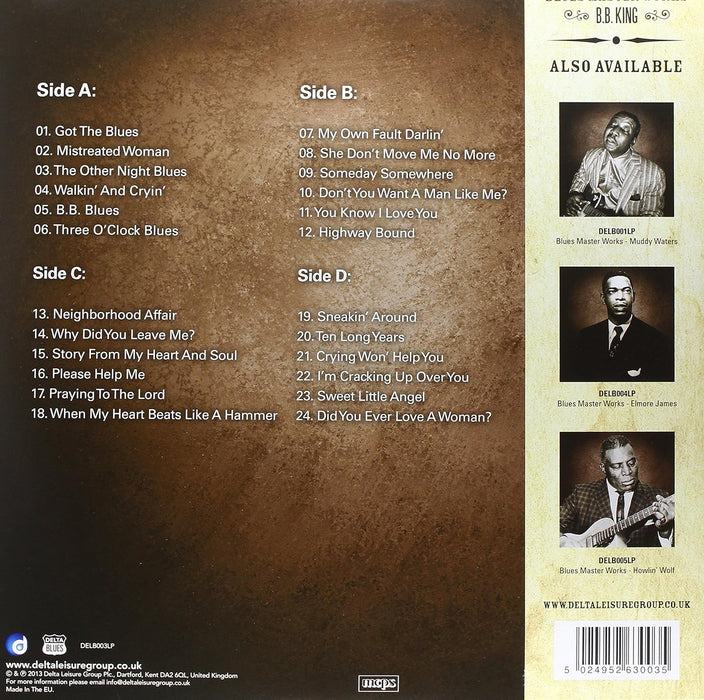 B.B. King Blues Master Works Vinyl LP 2013