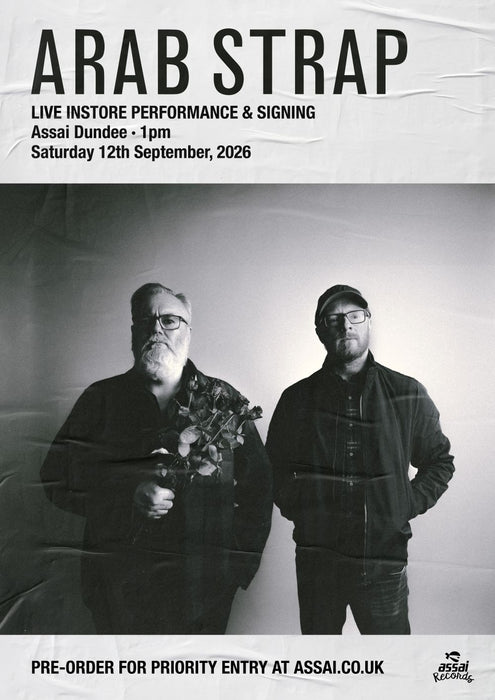 Arab Strap Half-Told Tales Instore Performance & Signing Dundee Priority Entry with Pre-Order (1pm Saturday 12th September 2026)