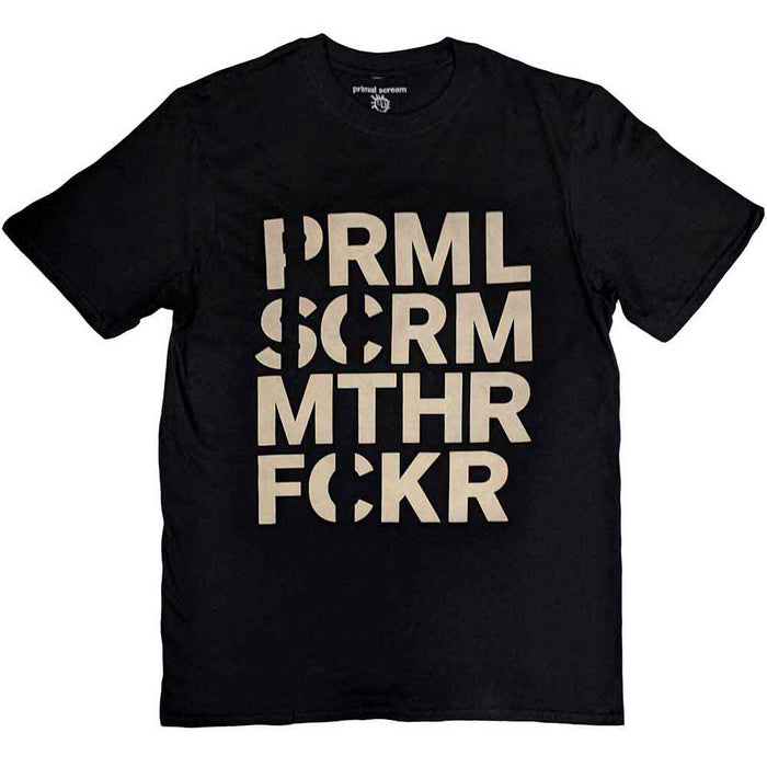 Primal Scream Muthafucka Black X-Large T-Shirt