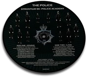 The Police Strontium 90 - The Police Academy Vinyl LP Picture Disc Due Out 16/10/26