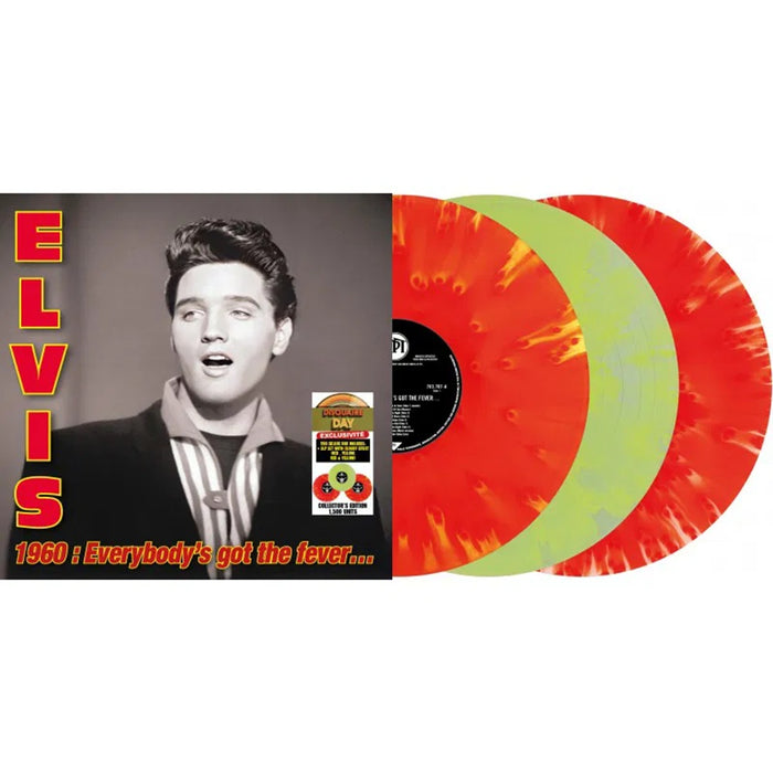Elvis Presley Elvis 1960 : Everybody's Got the Fever Vinyl LP Red & Yellow with Cloud Effect Colour RSD 2025