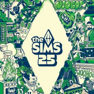 The Sims 25th Anniversary Soundtrack Vinyl LP Clear / Neon Splatter