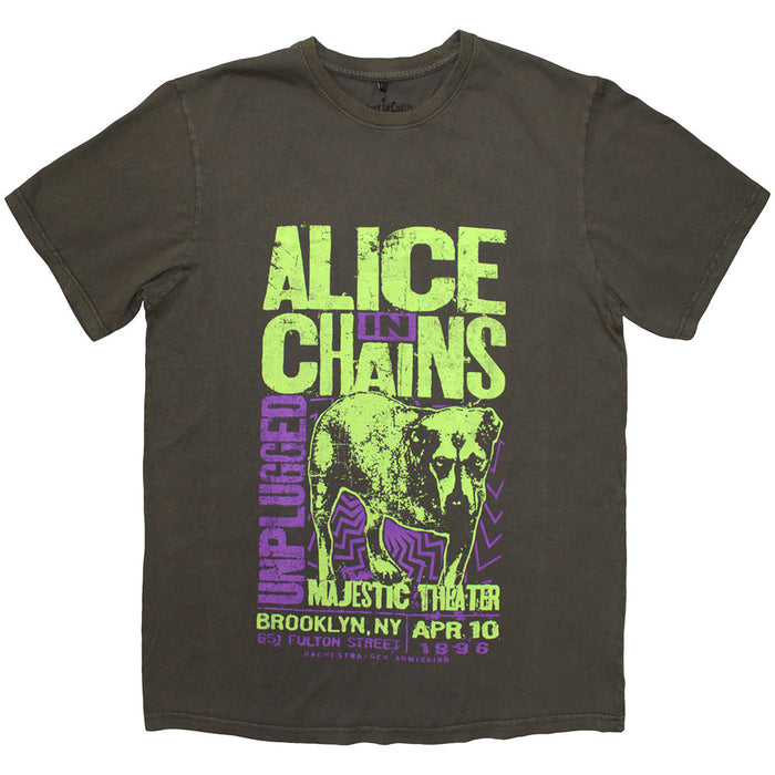 Alice In Chains Unplugged Dog Wash Grey Medium T-Shirt