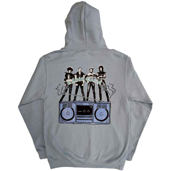 Queen Radio Ga Ga Light Blue Large Hoodie