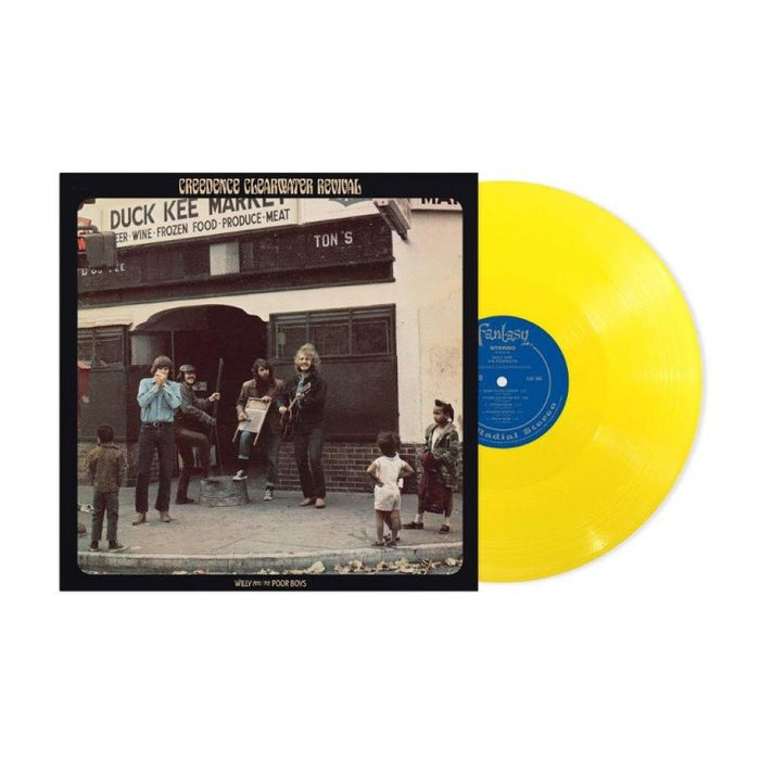 Creedence Clearwater Revival Willy and the Poor Boys Vinyl LP Opaque Canary Yellow Colour 2025