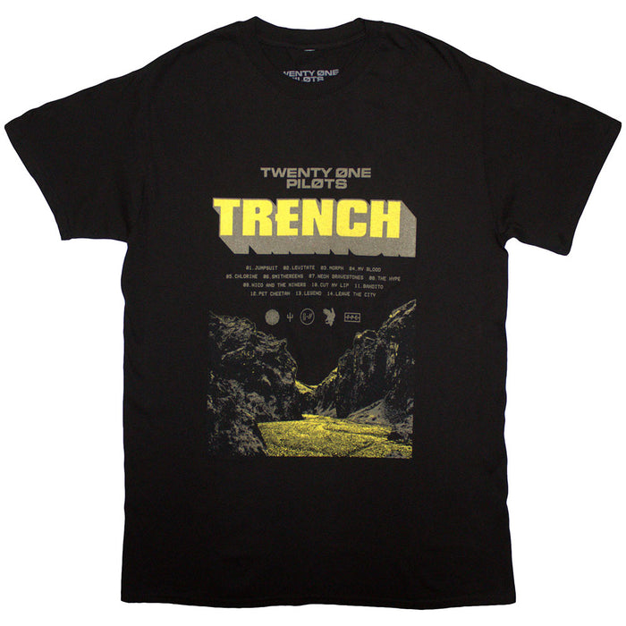 Twenty One Pilots Trench Cliff Black Medium T-Shirt