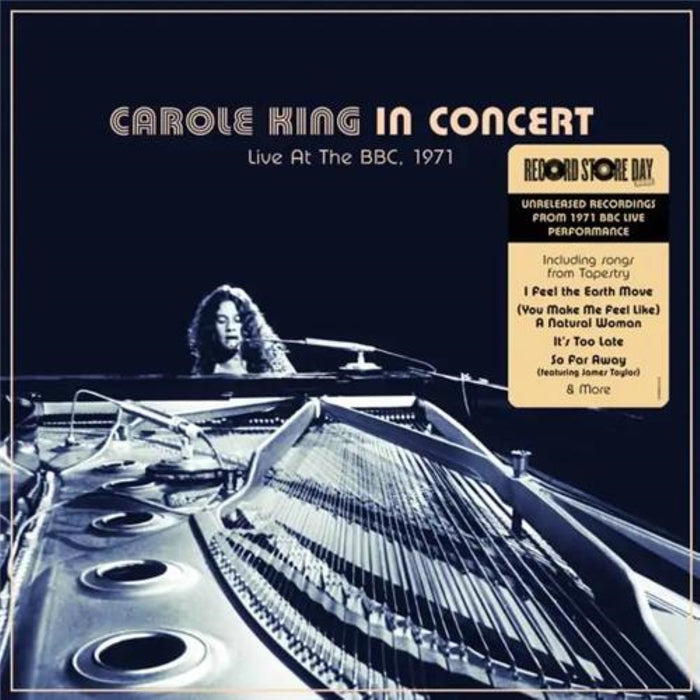 Carole King Carole King In Concert Live At The BBC. 1971 Vinyl LP Black Friday 2021