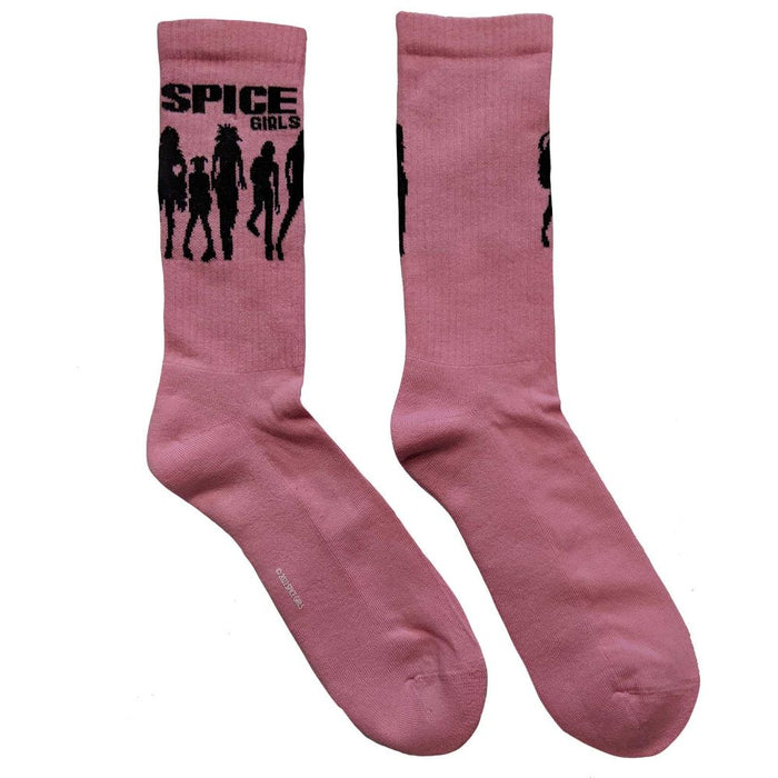 The Spice Girls Unisex Ankle Socks: Silhouette (Uk Size 7 - 11)