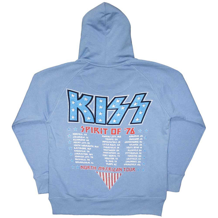 KISS Americana Light Blue Medium Hoodie