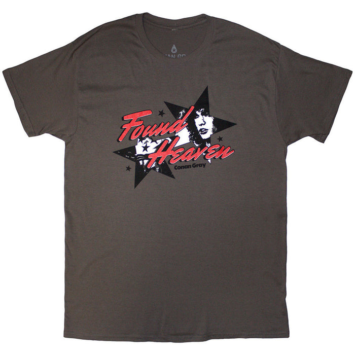 Conan Gray Found Heaven Grey Large T-Shirt