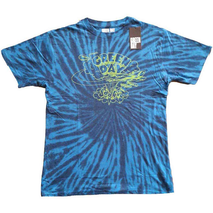 Green Day Dookie Blue Dip-Dye Wash X-Large Unisex T-Shirt