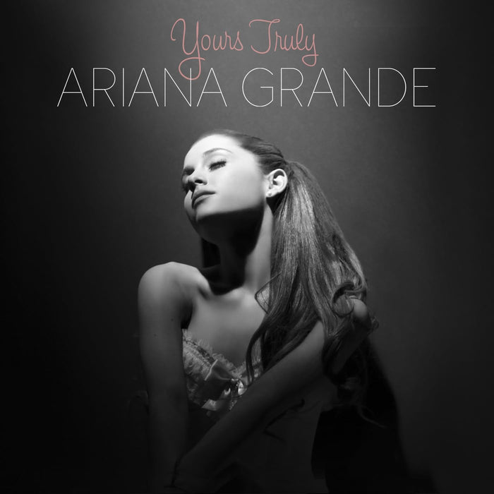 Ariana Grande Yours Truly Vinyl LP Clear & White Swirl Colour