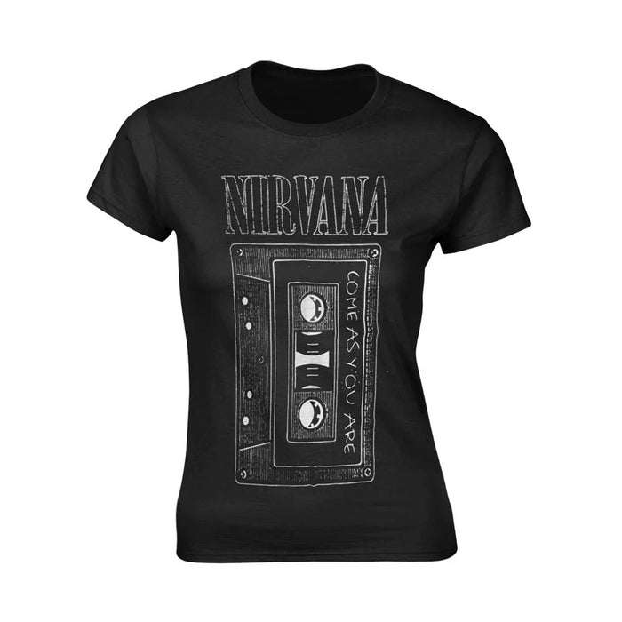 Nirvana As You Are Tape Black Ladies XX-Large T-Shirt