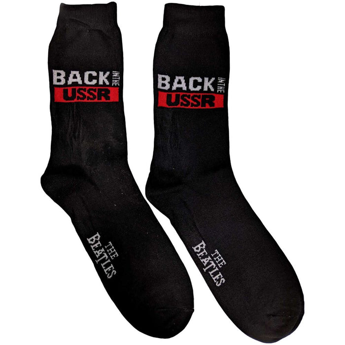 The Beatles Ladies Ankle Socks: Back In The Ussr (Uk Size 4 - 7)