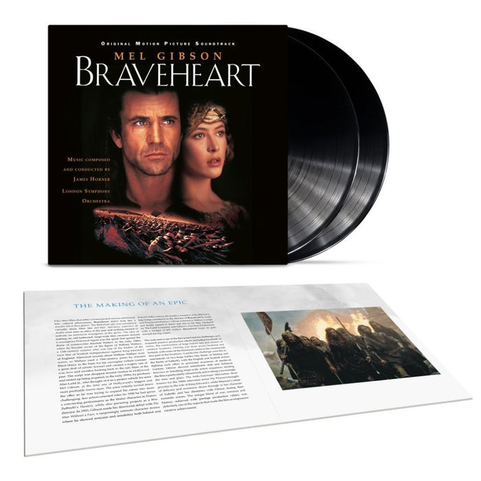 Braveheart Original Motion Picture Soundtrack Vinyl LP Due Out 12/12/25