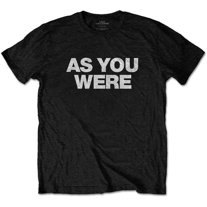 Liam Gallagher As You Were Black Medium T-Shirt