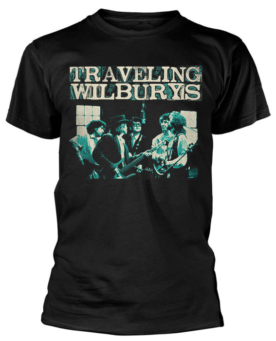 The Traveling Wilburys Performing Black Medium T-Shirt