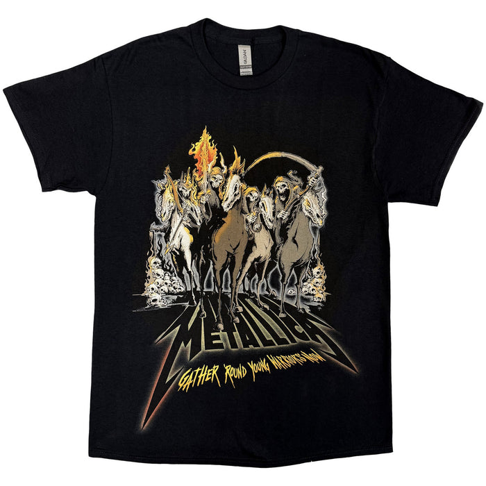Metallica 40th Anniversary Horsemen Black Large T-Shirt