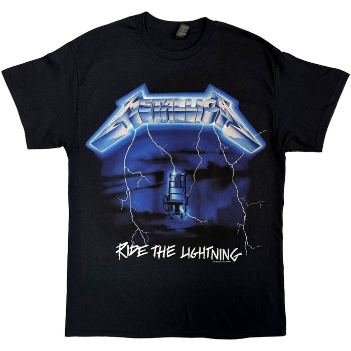 Metallica Ride The Lightning Tracks Black Large T-Shirt