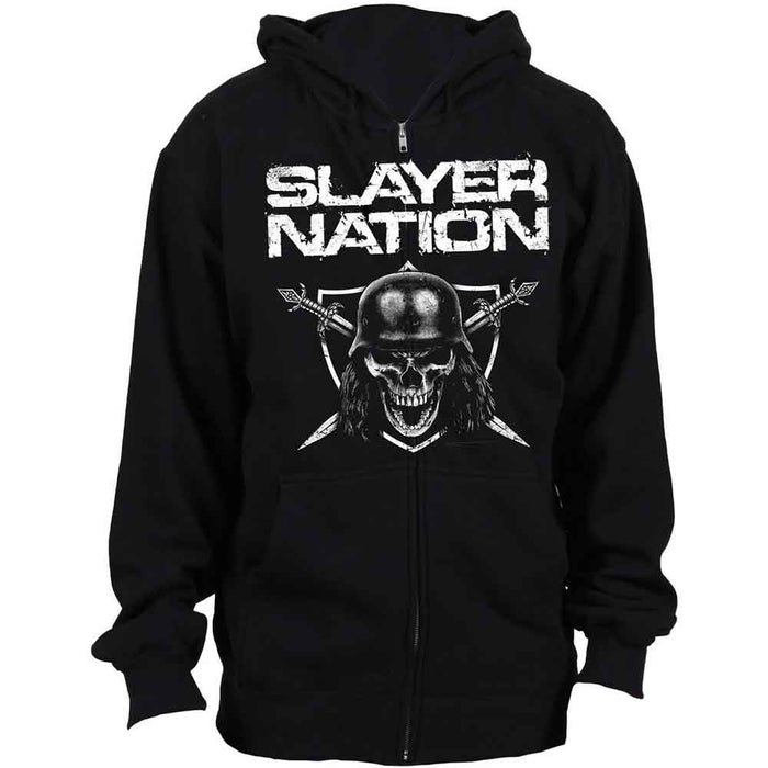 Slayer Nation Black Medium Zipped Hoodie